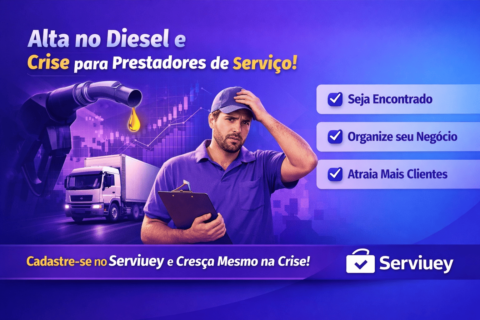 Alta no diesel pressiona preços e afeta trabalhadores autônomos no Brasil